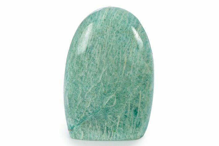 Free-Standing Chatoyant Polished Amazonite - Madagascar #336628